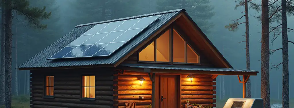 Cozy Off-Grid Cabin in a Remote Forest